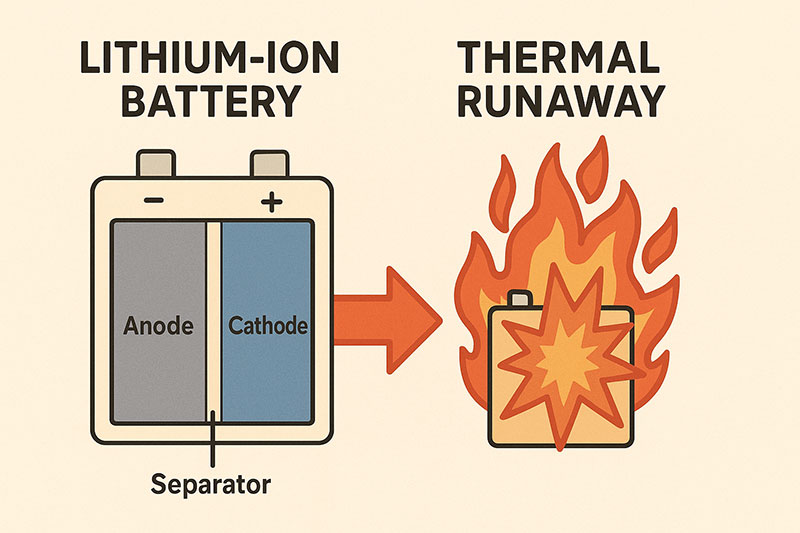 Lithium Batter Fire